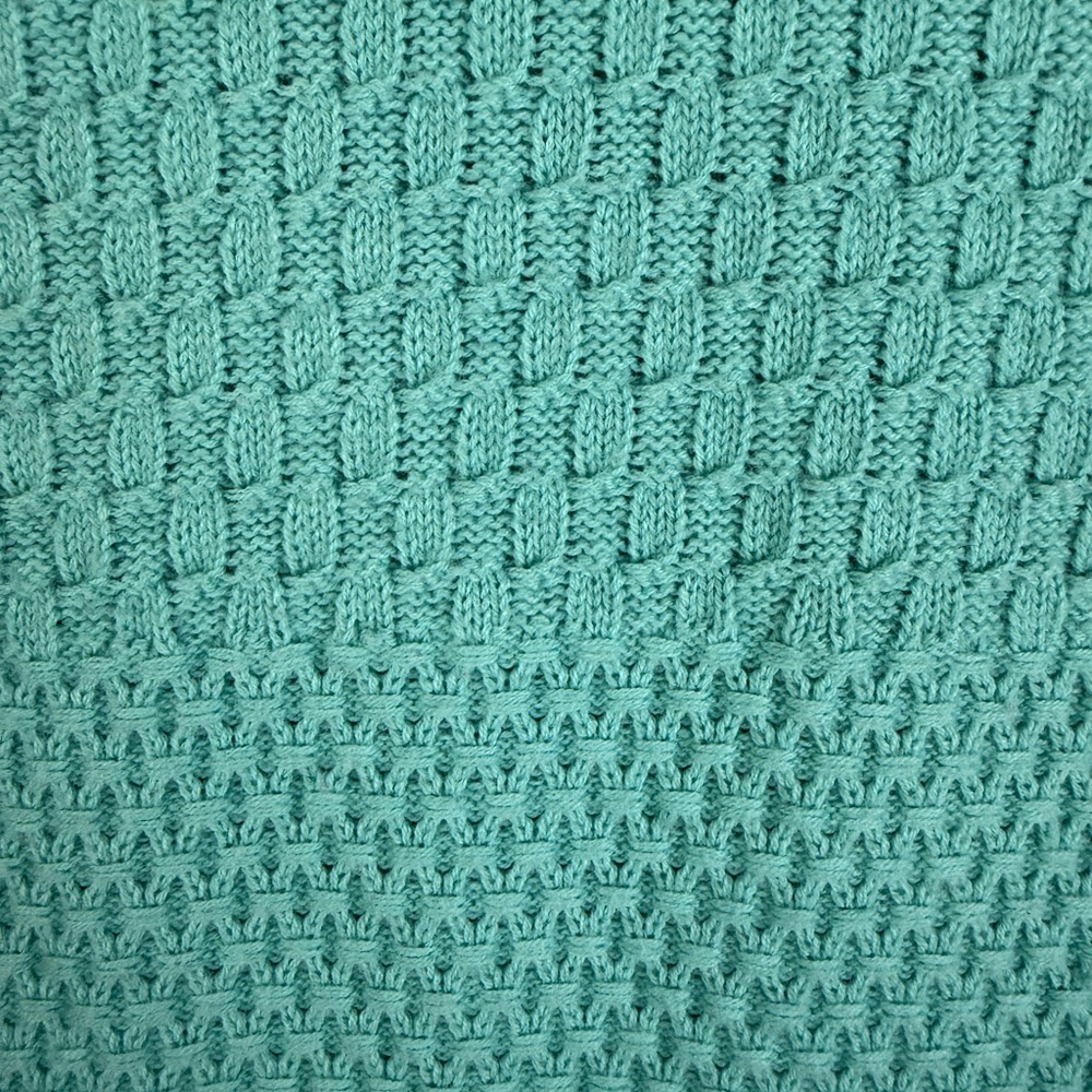 Talbots lambs wool sweater mint green size XL - Picture 4 of 9